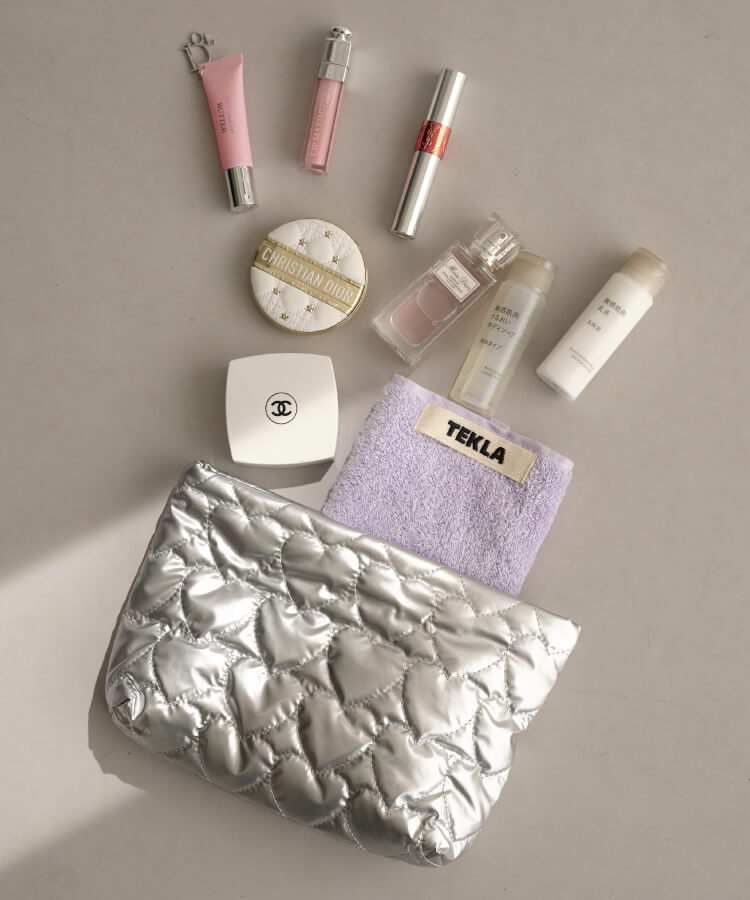 ハートクッションポーチ