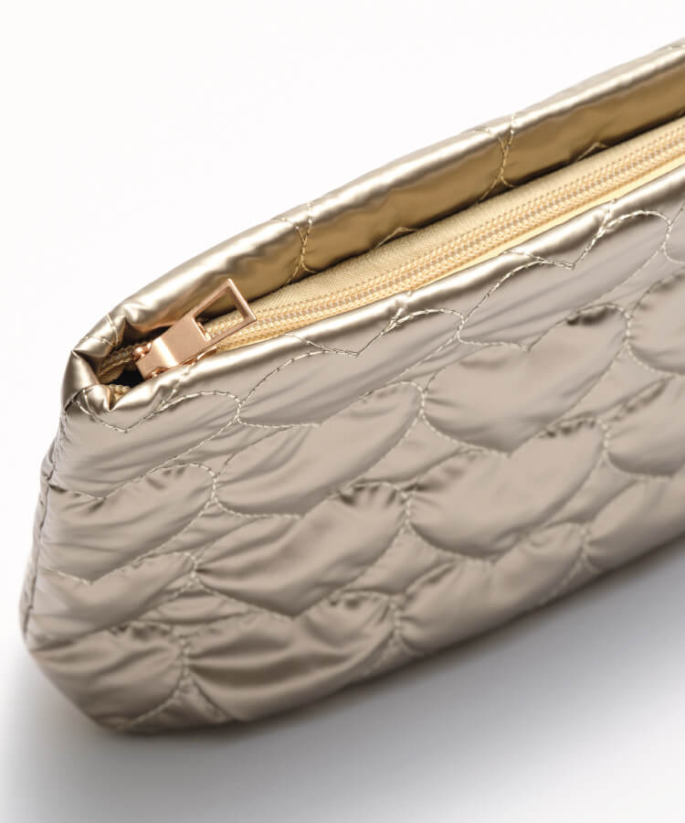 ハートクッションポーチ