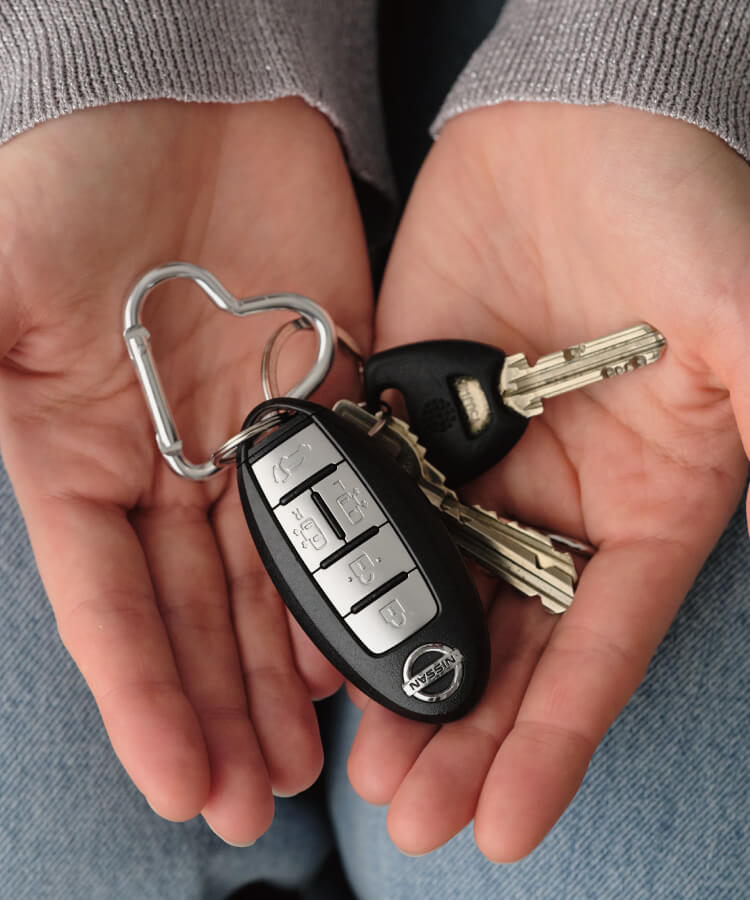 ハートカラビナ