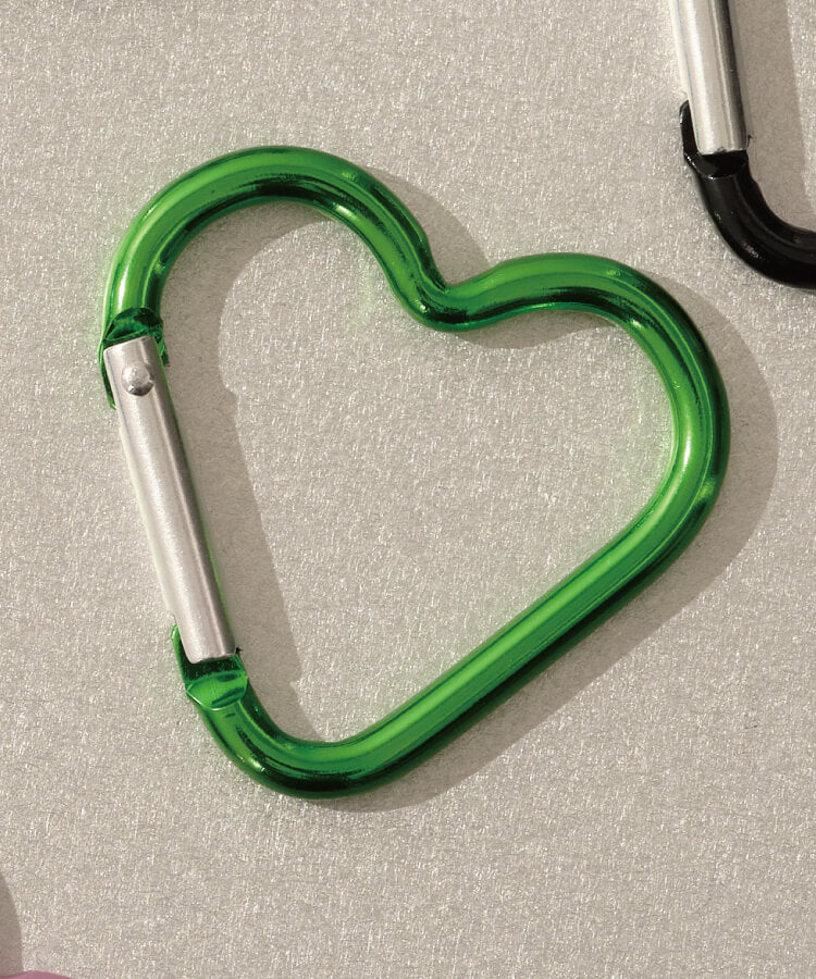 ハートカラビナ