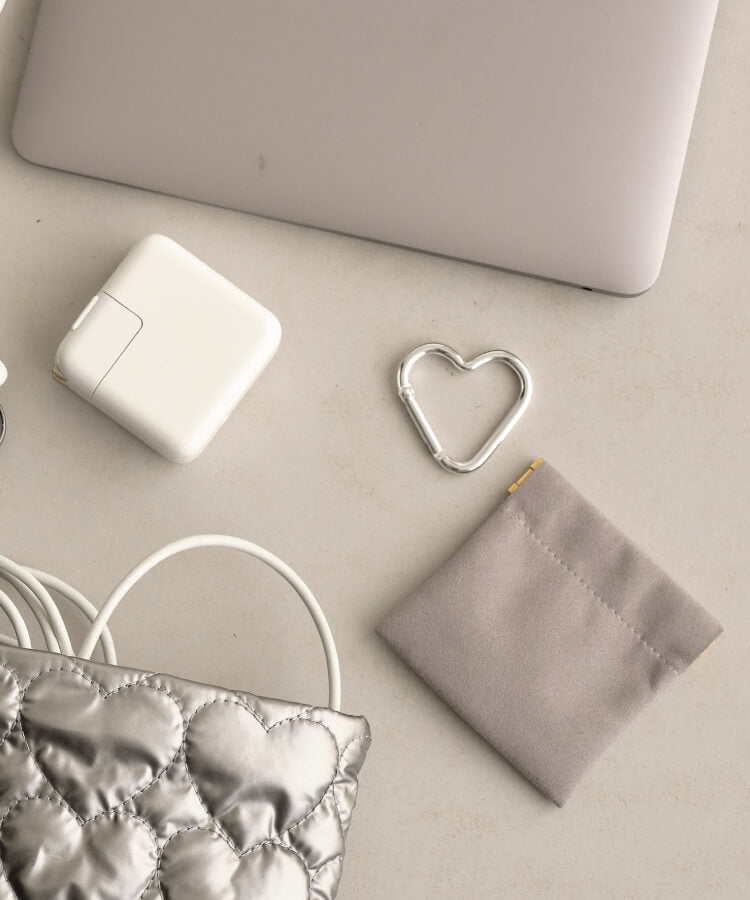 ハートカラビナ