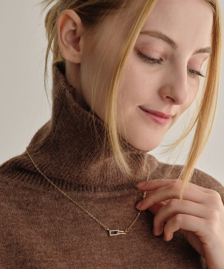 ツインリンクネックレス