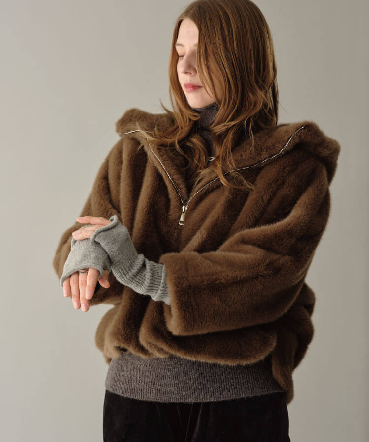 ニットハンドウォーマー