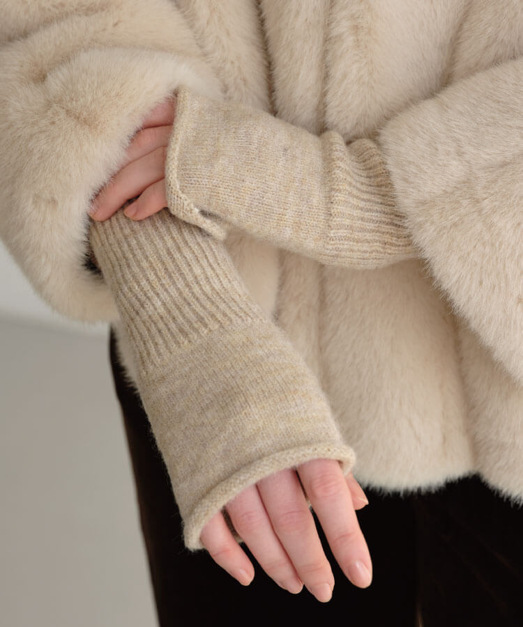 ニットハンドウォーマー