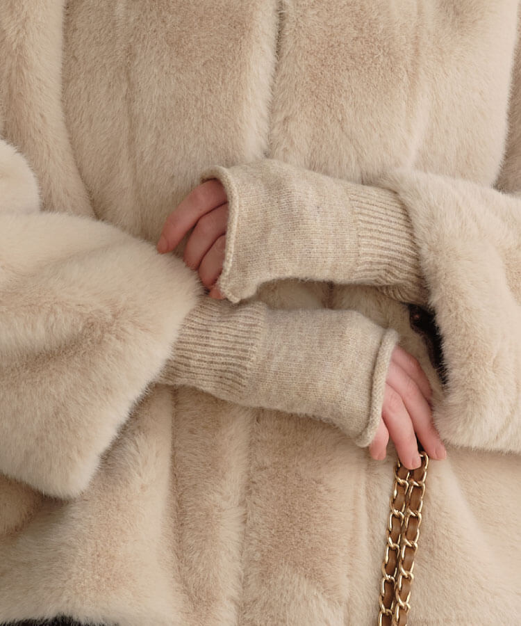 ニットハンドウォーマー