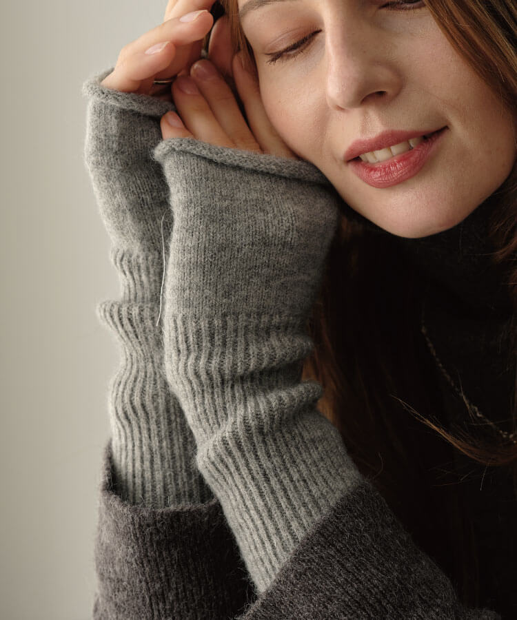 ニットハンドウォーマー