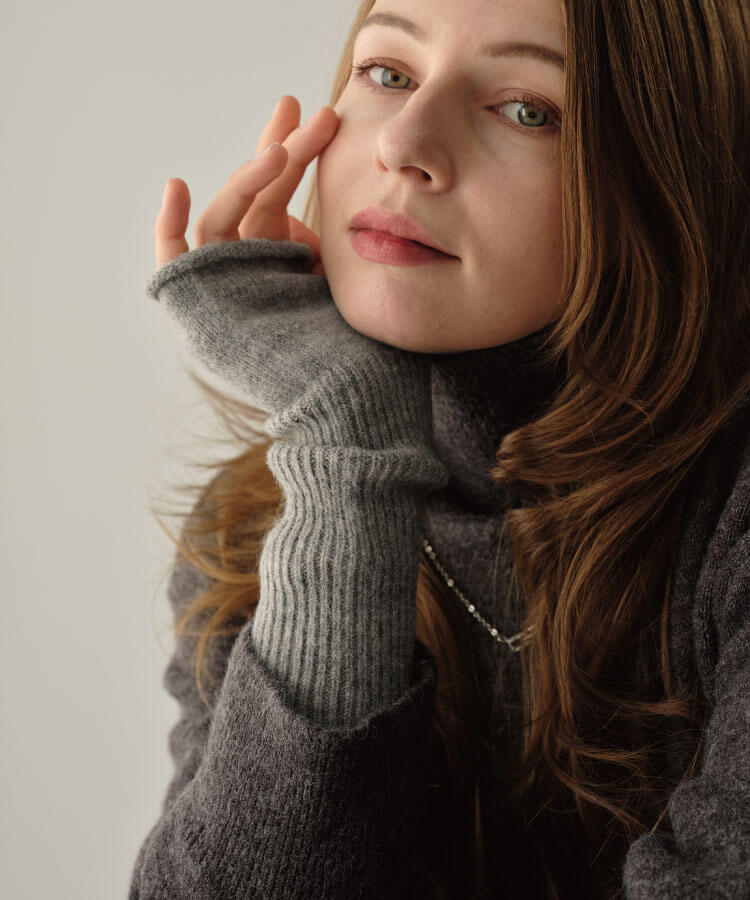 ニットハンドウォーマー