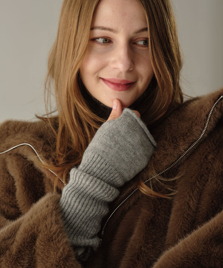 ニットハンドウォーマー