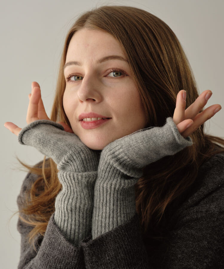 ニットハンドウォーマー