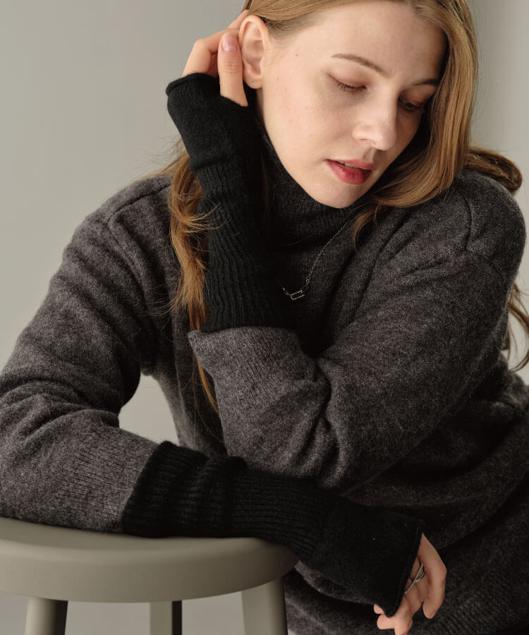 ニットハンドウォーマー