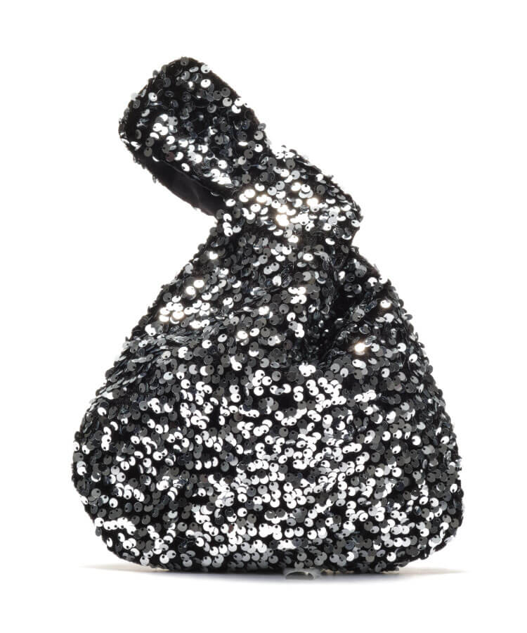 スパンコールハンドルミニバッグ