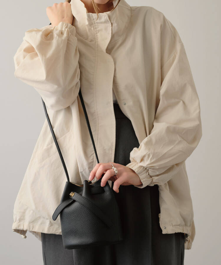 【30%OFF】リアルレザーキンチャクポシェット