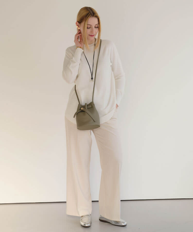 【30%OFF】リアルレザーキンチャクポシェット