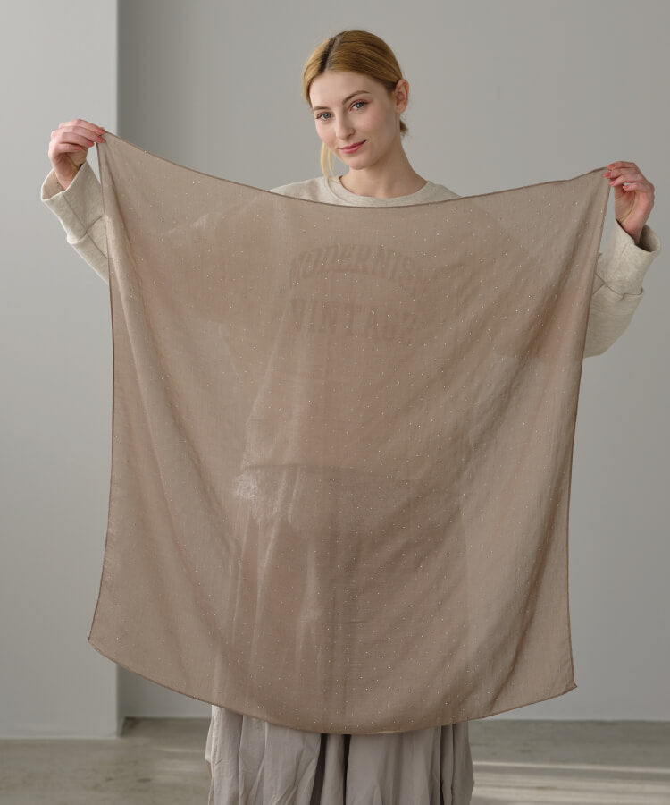 ビジューエアリーストール