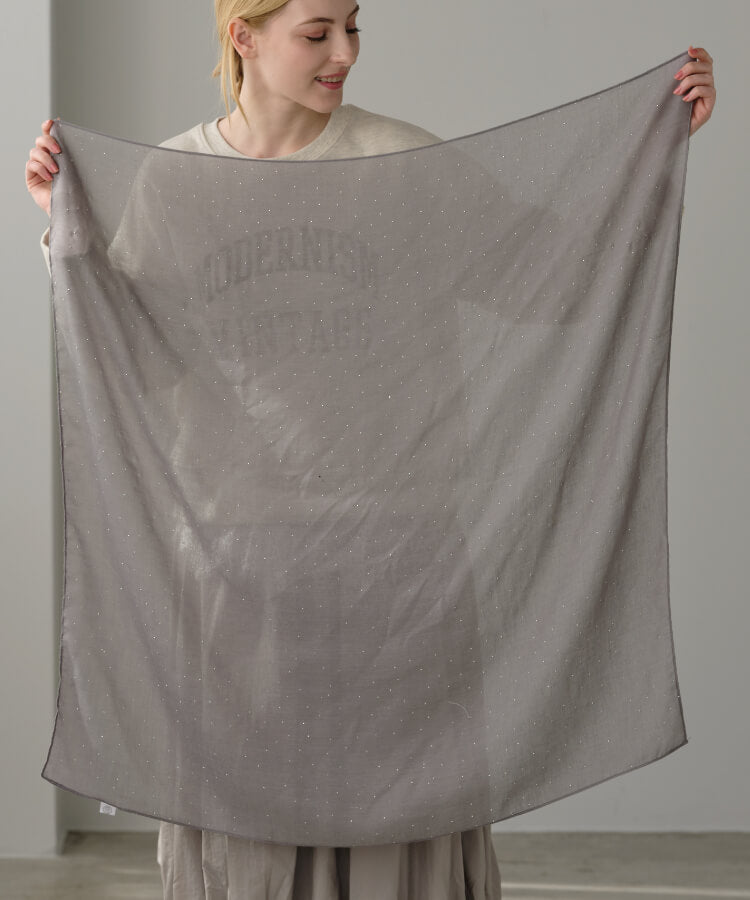 ビジューエアリーストール