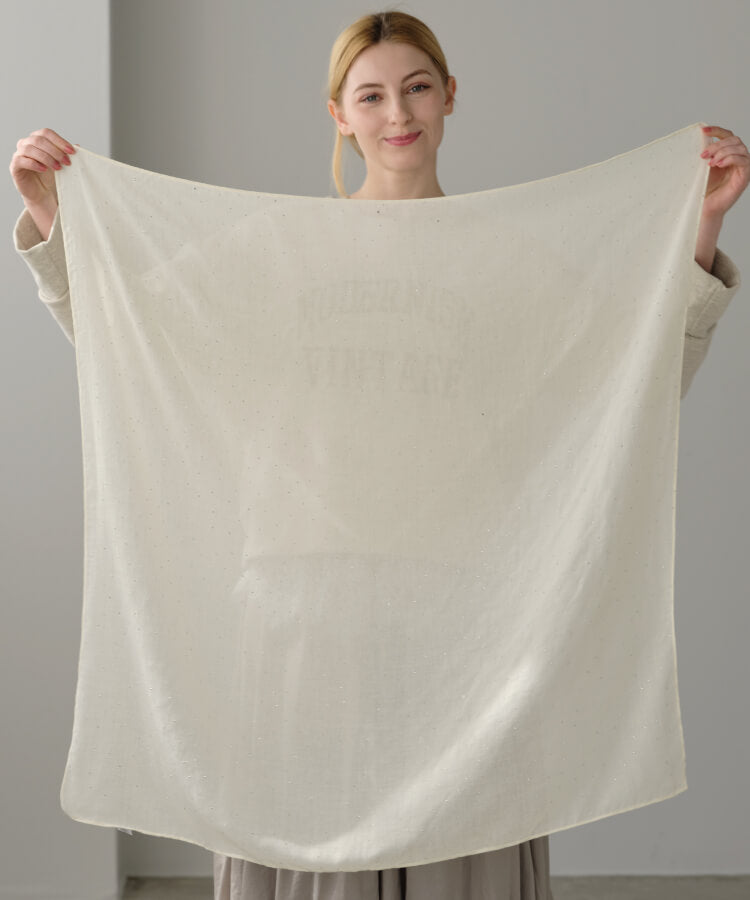 ビジューエアリーストール