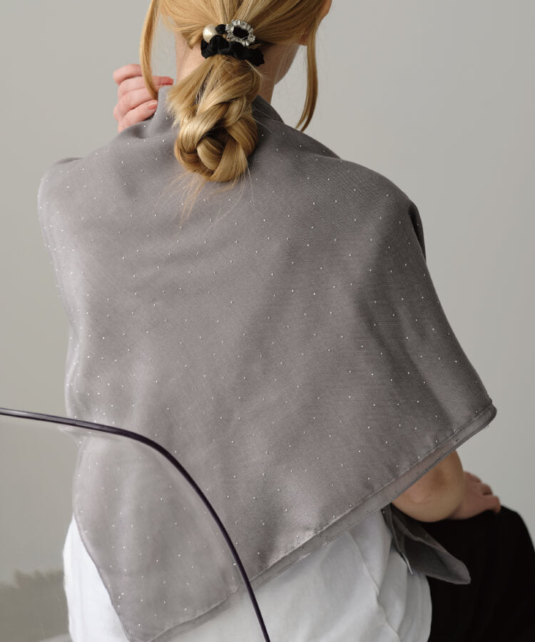 ビジューエアリーストール