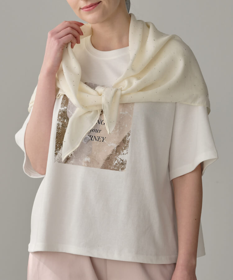 ビジューエアリーストール