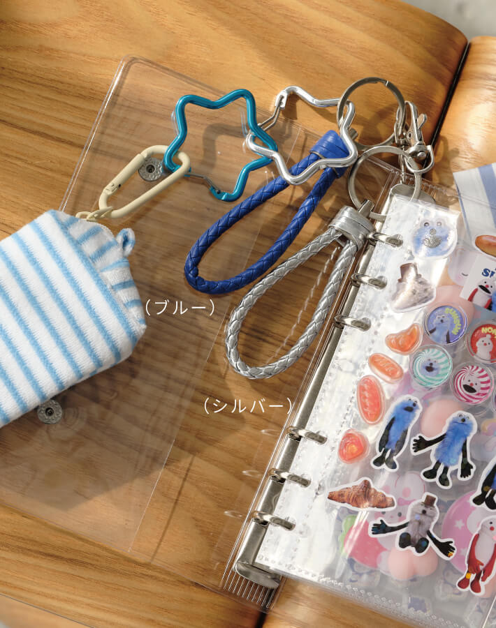 メッシュキーストラップ