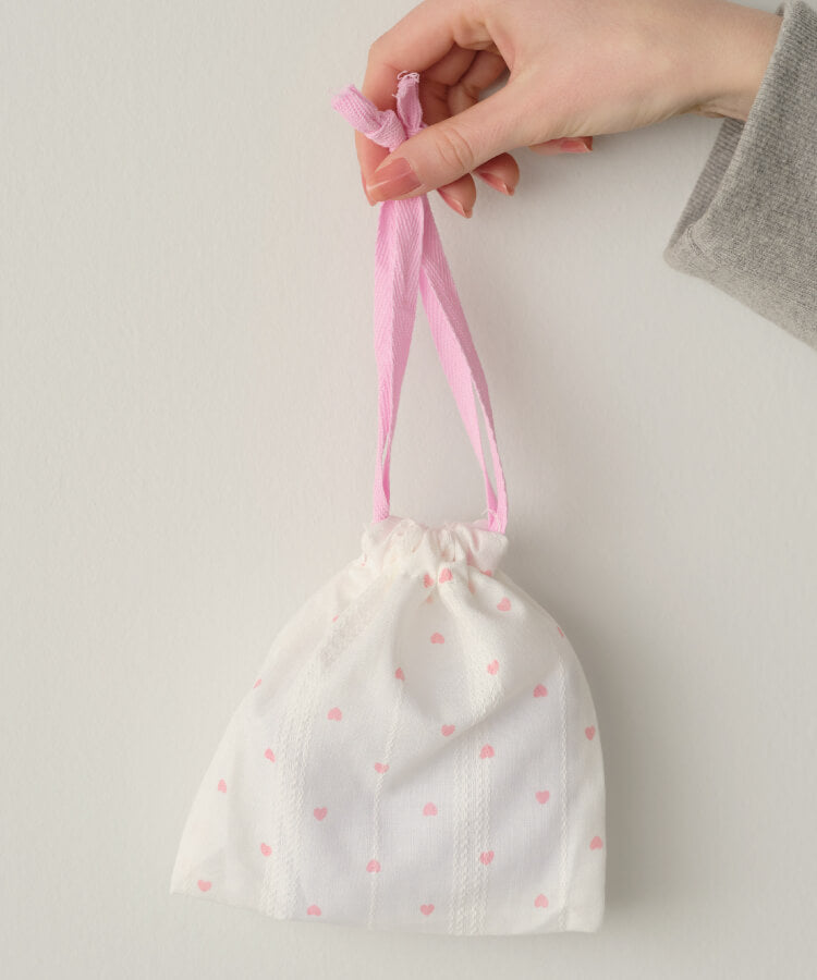 ハートPTきんちゃくポーチ