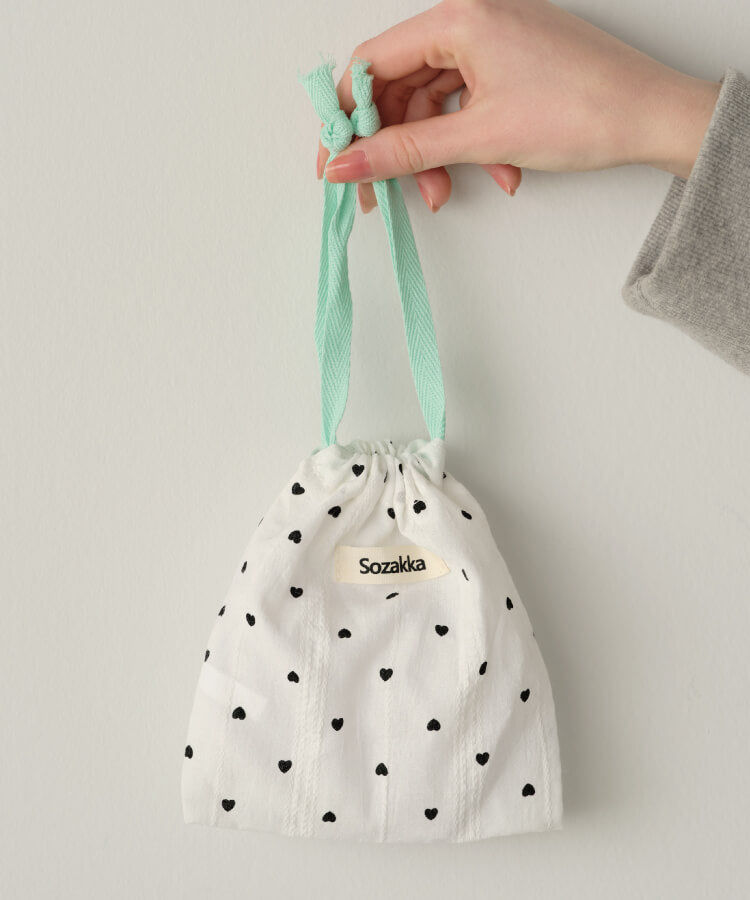 ハートPTきんちゃくポーチ