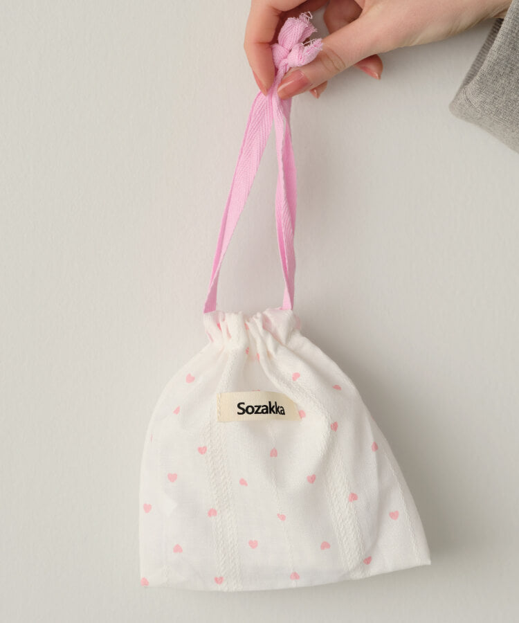 ハートPTきんちゃくポーチ