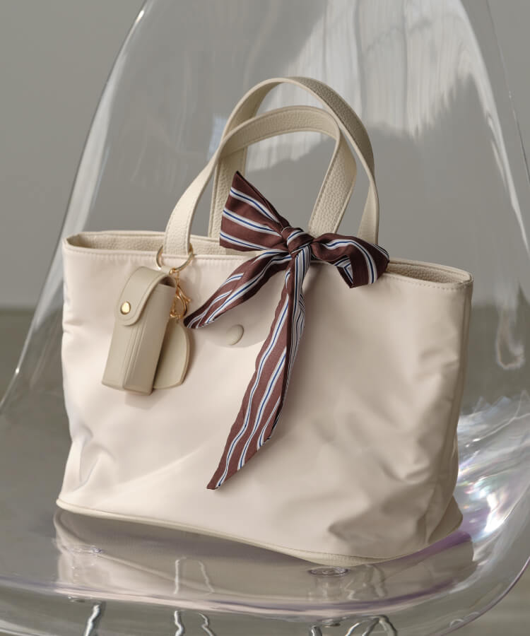 ストライプリボンタイ