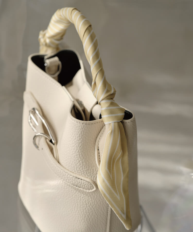 ストライプリボンタイ