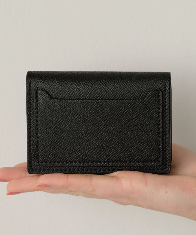 リアルレザーボタンカードケース