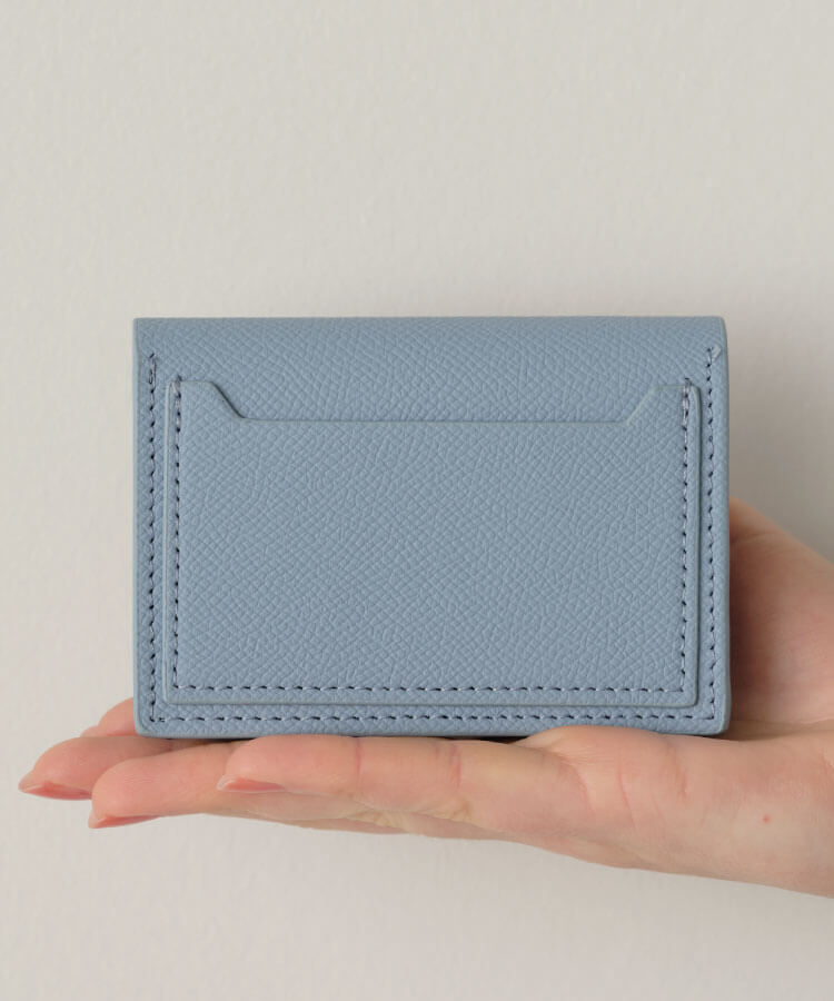 リアルレザーボタンカードケース