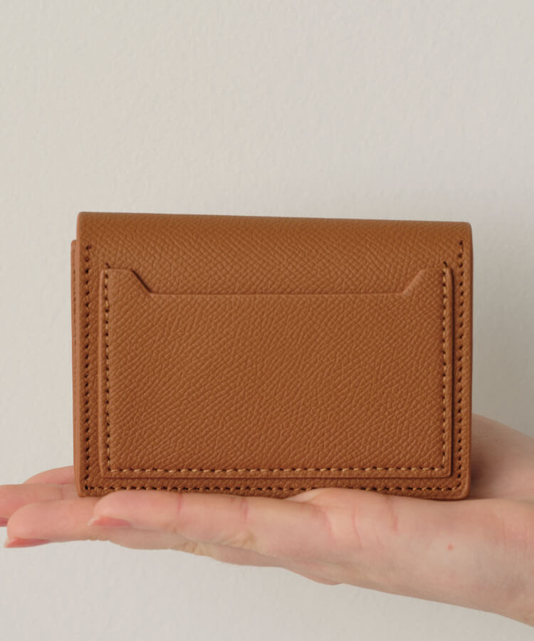 リアルレザーボタンカードケース
