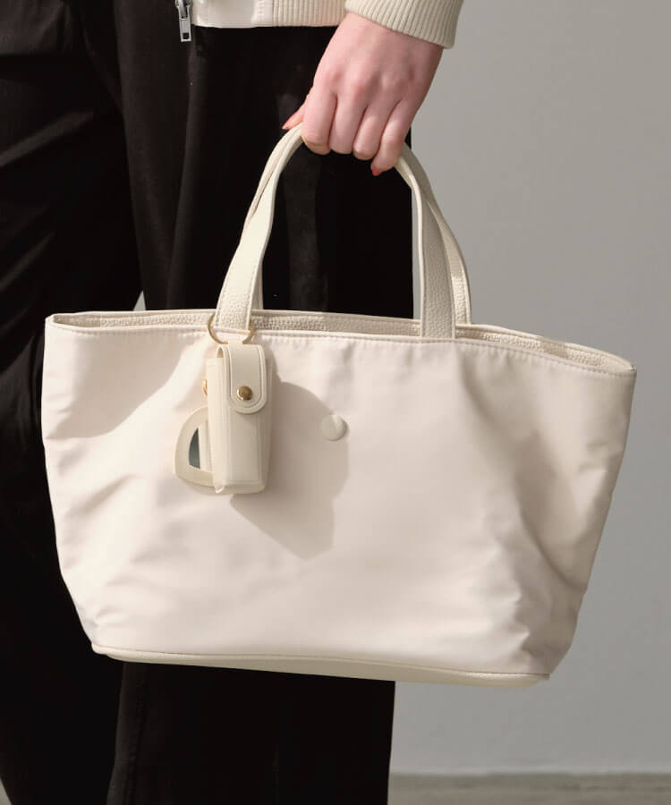 ナイロントートバッグ(リップケースチャーム付き)