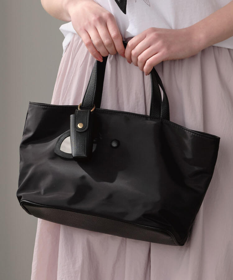 ナイロントートバッグ(リップケースチャーム付き)