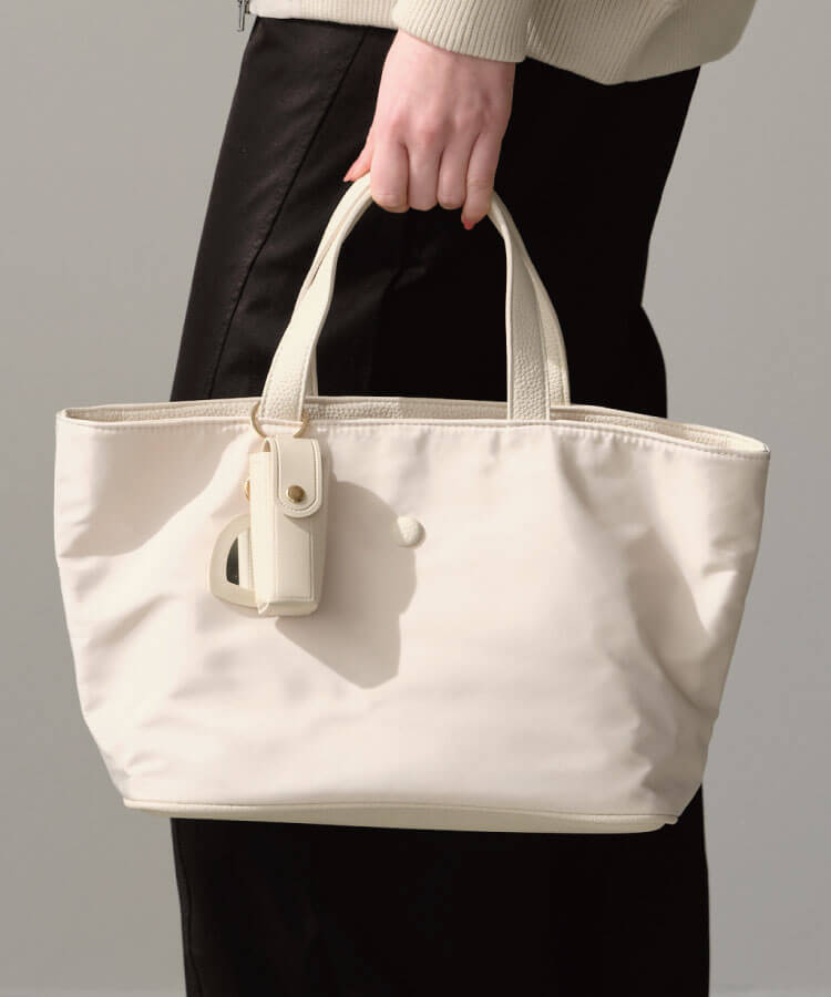 ナイロントートバッグ(リップケースチャーム付き)