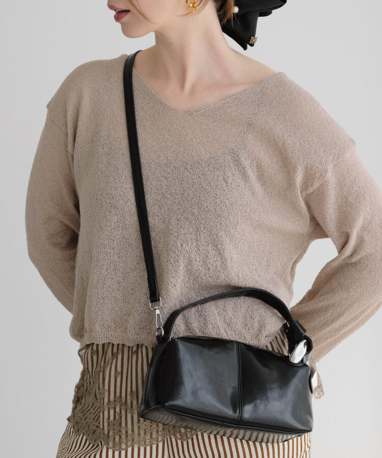 ミニボストンショルダーバッグ