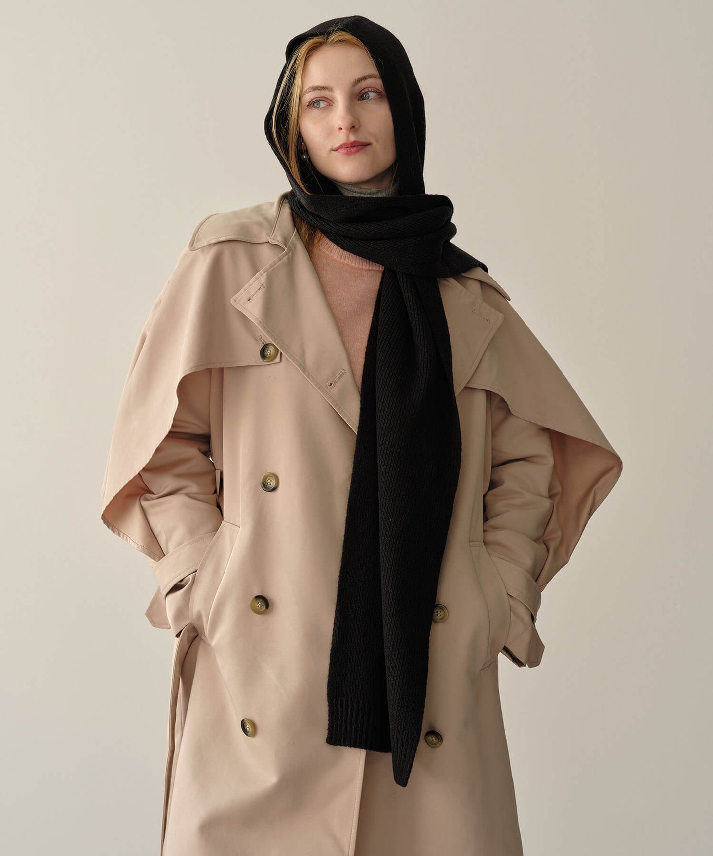 【MIA/ミア】フーディーマフラー