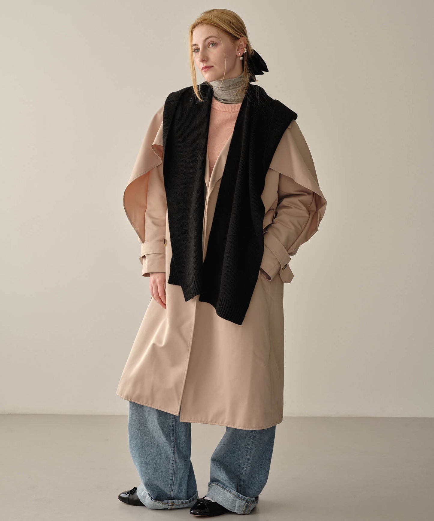 【MIA/ミア】フーディーマフラー