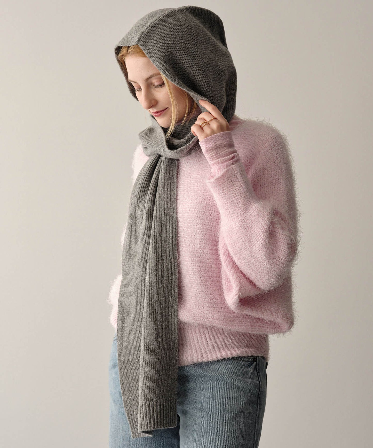 【MIA/ミア】フーディーマフラー