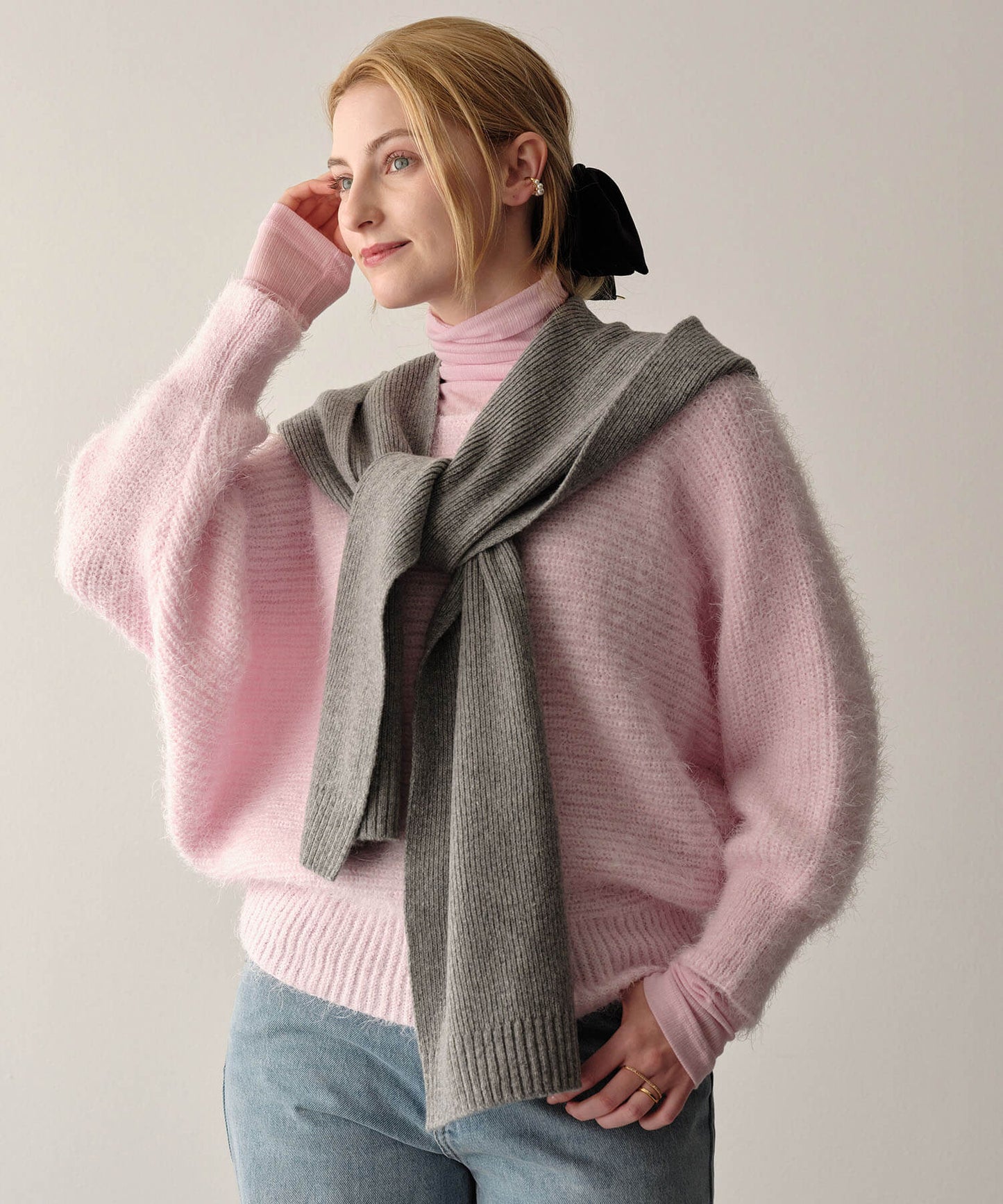 【MIA/ミア】フーディーマフラー