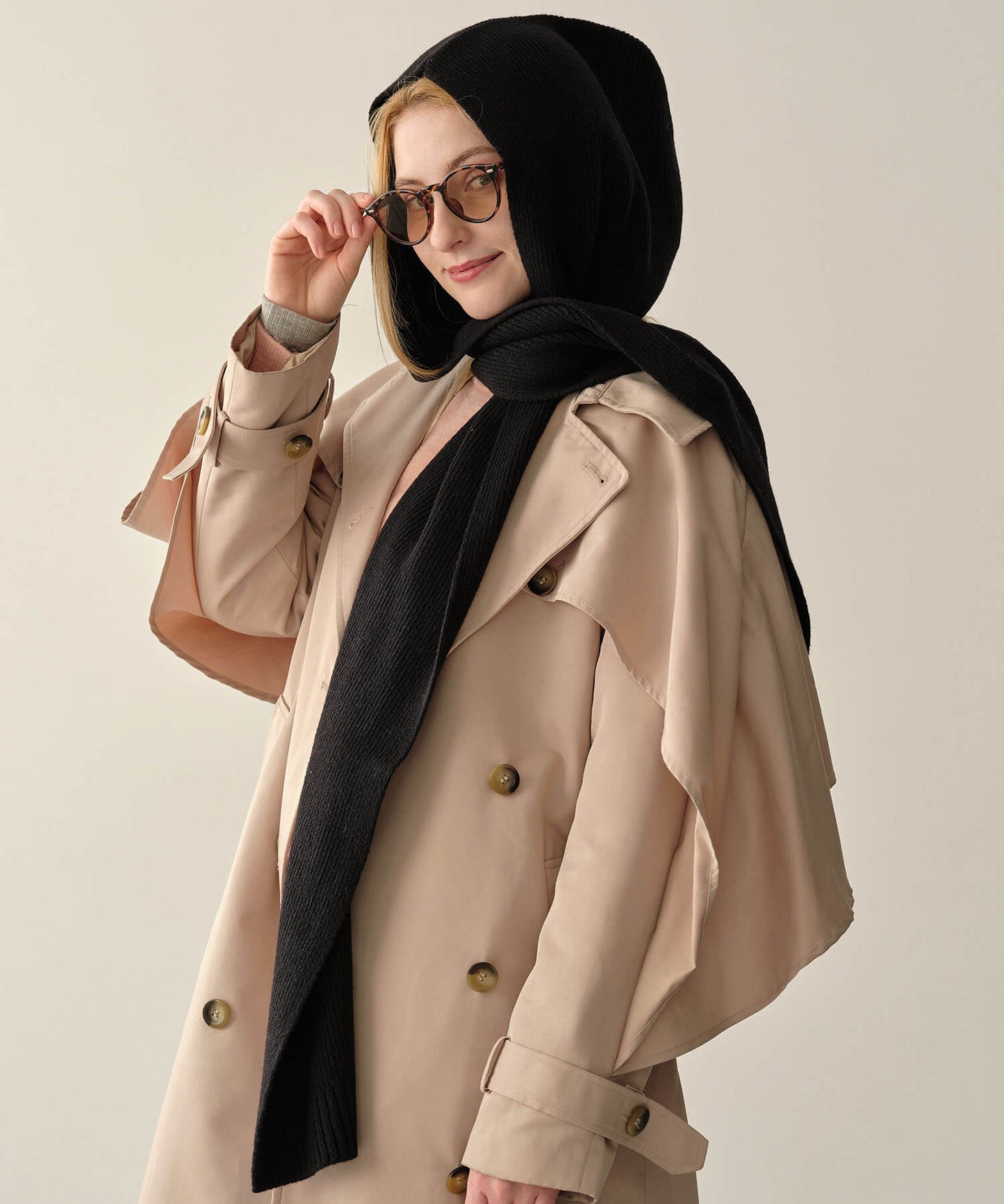 【MIA/ミア】フーディーマフラー