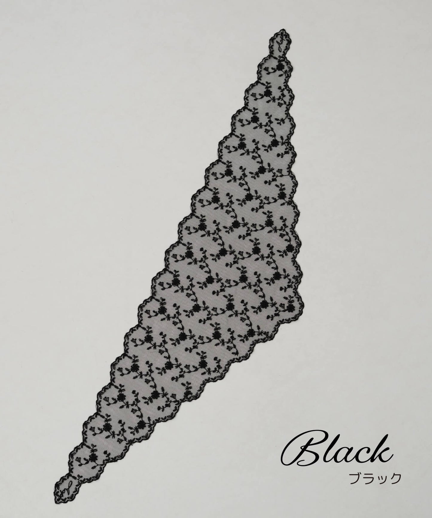 【ANOH】エアリートライアングルレーススカーフ