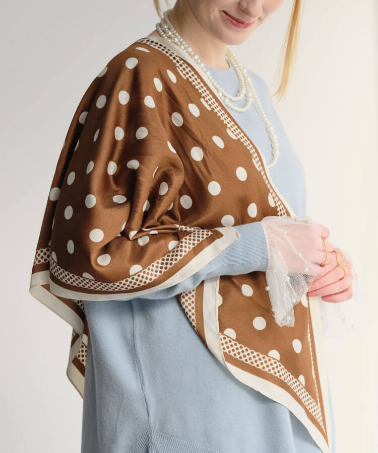 【ANOH】トライアングルスカーフ