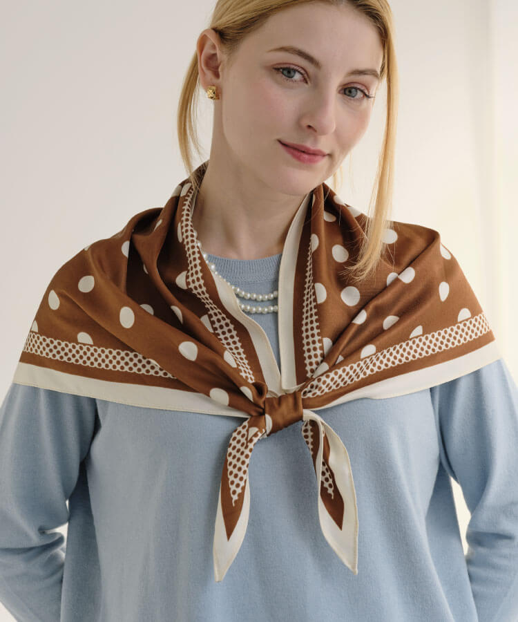 【ANOH】トライアングルスカーフ