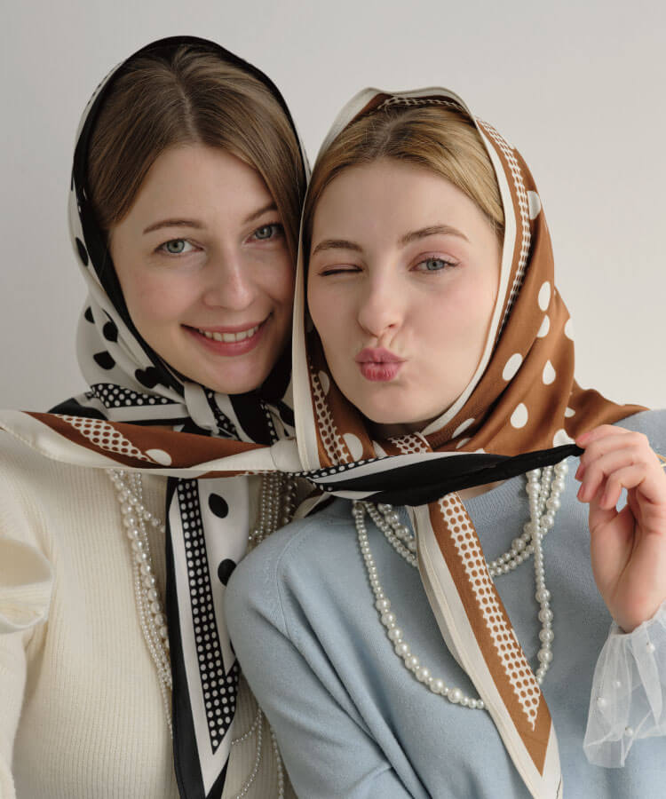 【ANOH】トライアングルスカーフ