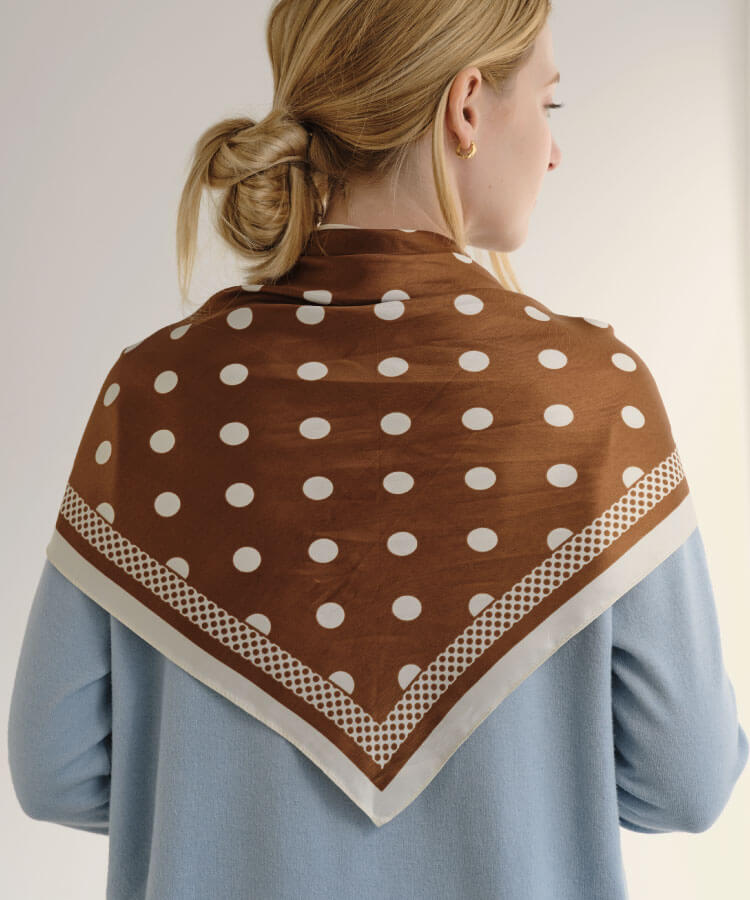 【ANOH】トライアングルスカーフ