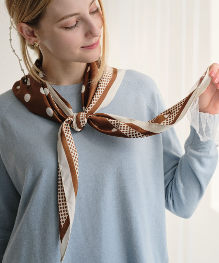 【ANOH】トライアングルスカーフ