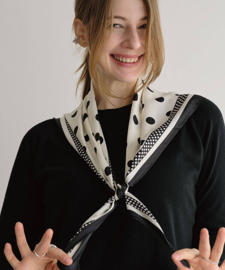 【ANOH】トライアングルスカーフ