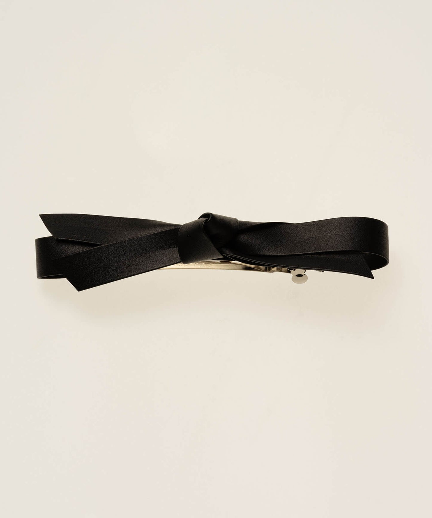 【ANOH】リボンバレッタ