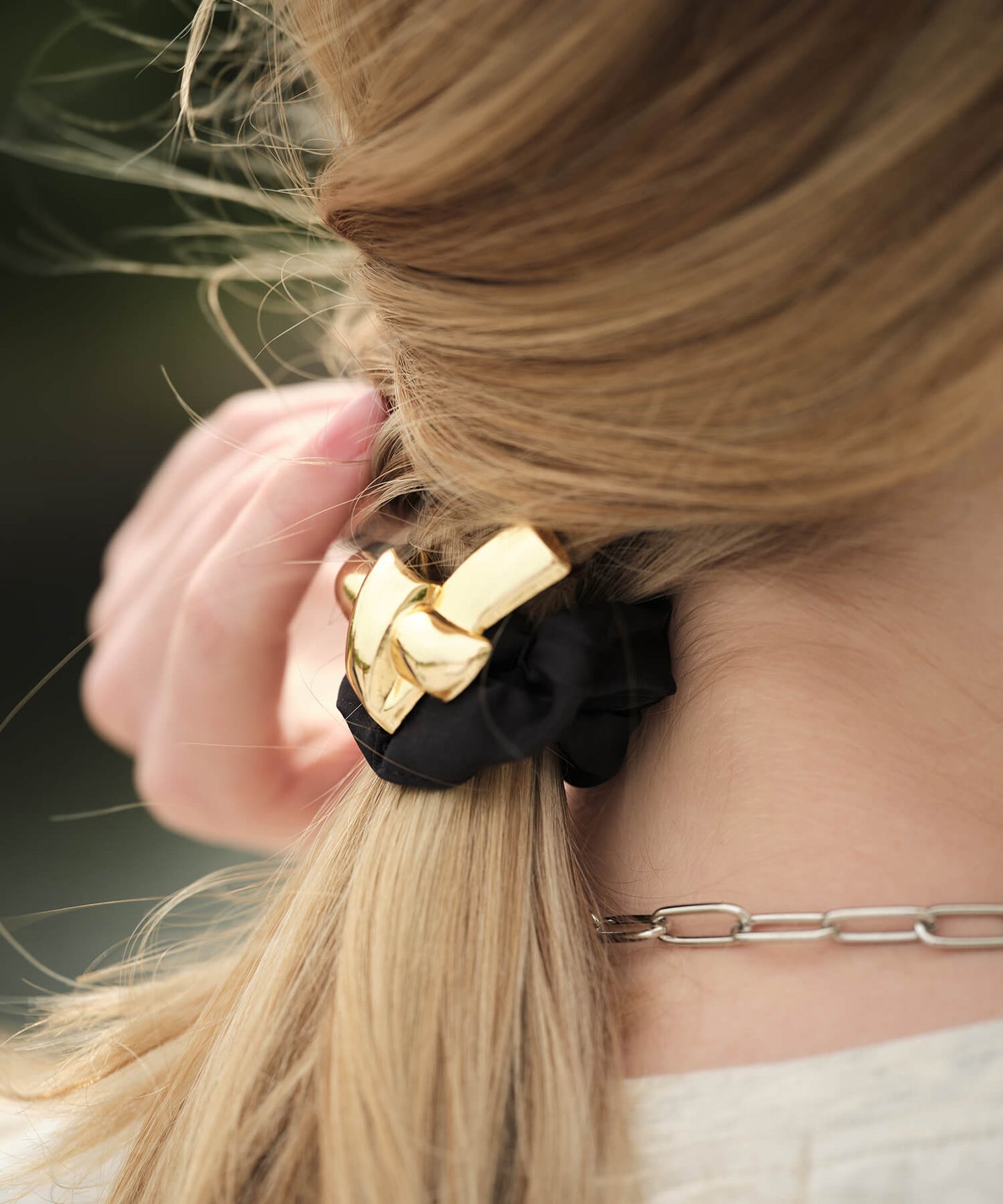 【ANOH】メタルヘアゴム