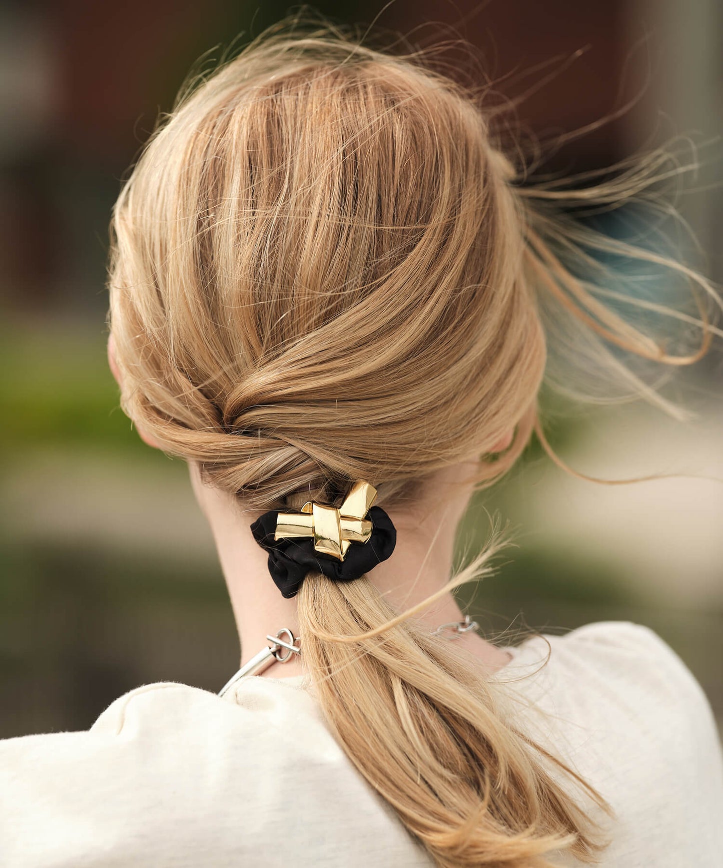 【ANOH】メタルヘアゴム